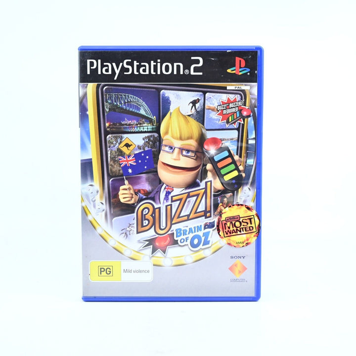 Buzz! : Brain of Oz - Sony Playstation 2 / PS2 Game + Manual - PAL - MINT DISC!