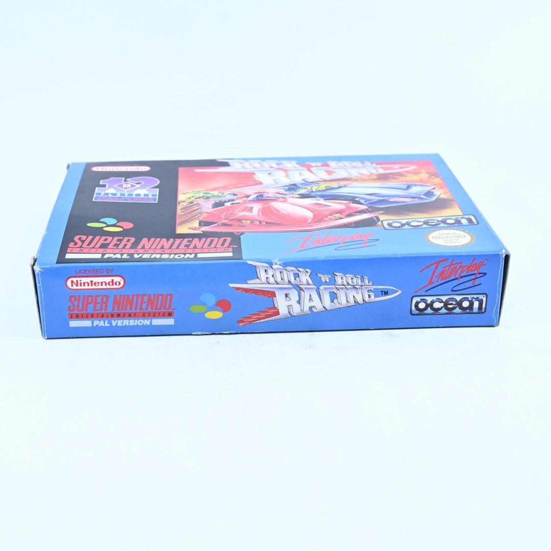 Rock n' Roll Racing - Super Nintendo / SNES Boxed Game - AUS PAL - FREE POST!
