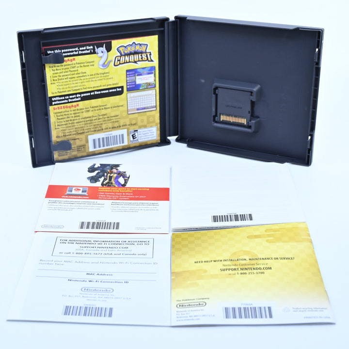 Pokemon Conquest - Nintendo DS Game + Manual - REGION FREE - FREE POST!
