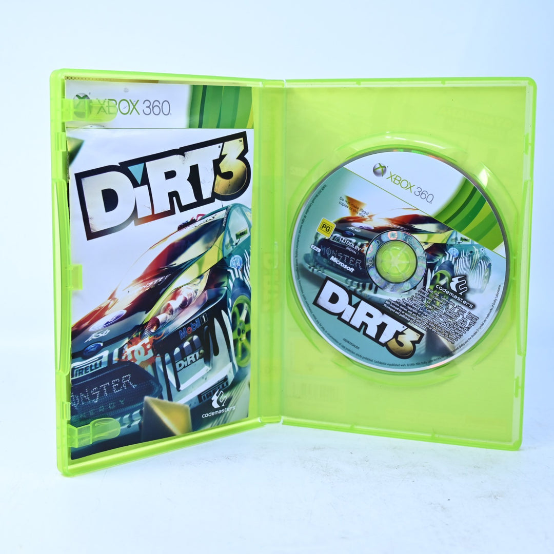 DiRT 3 - Xbox 360 Game + Manual - PAL - MINT DISC!