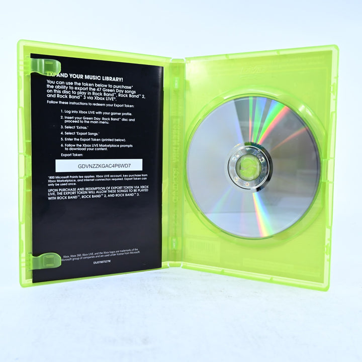 Green Day Rock Band - Xbox 360 Game + Manual - PAL - MINT DISC!