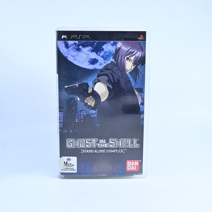Ghost In The Shell: Stand Alone Complex - Sony PSP Game + Manual - FREE POST!