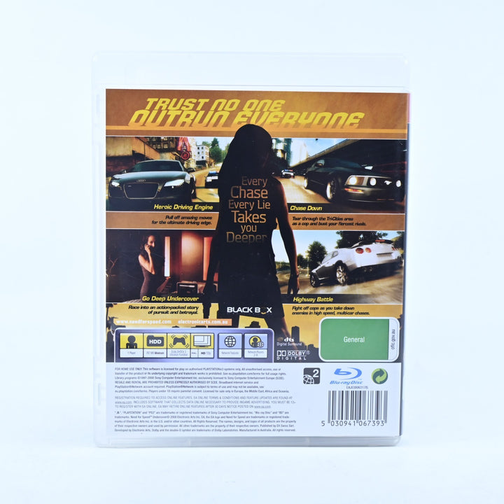 Need For Speed: Undercover - Sony Playstation 3 / PS3 Game + Manual - MINT DISC!
