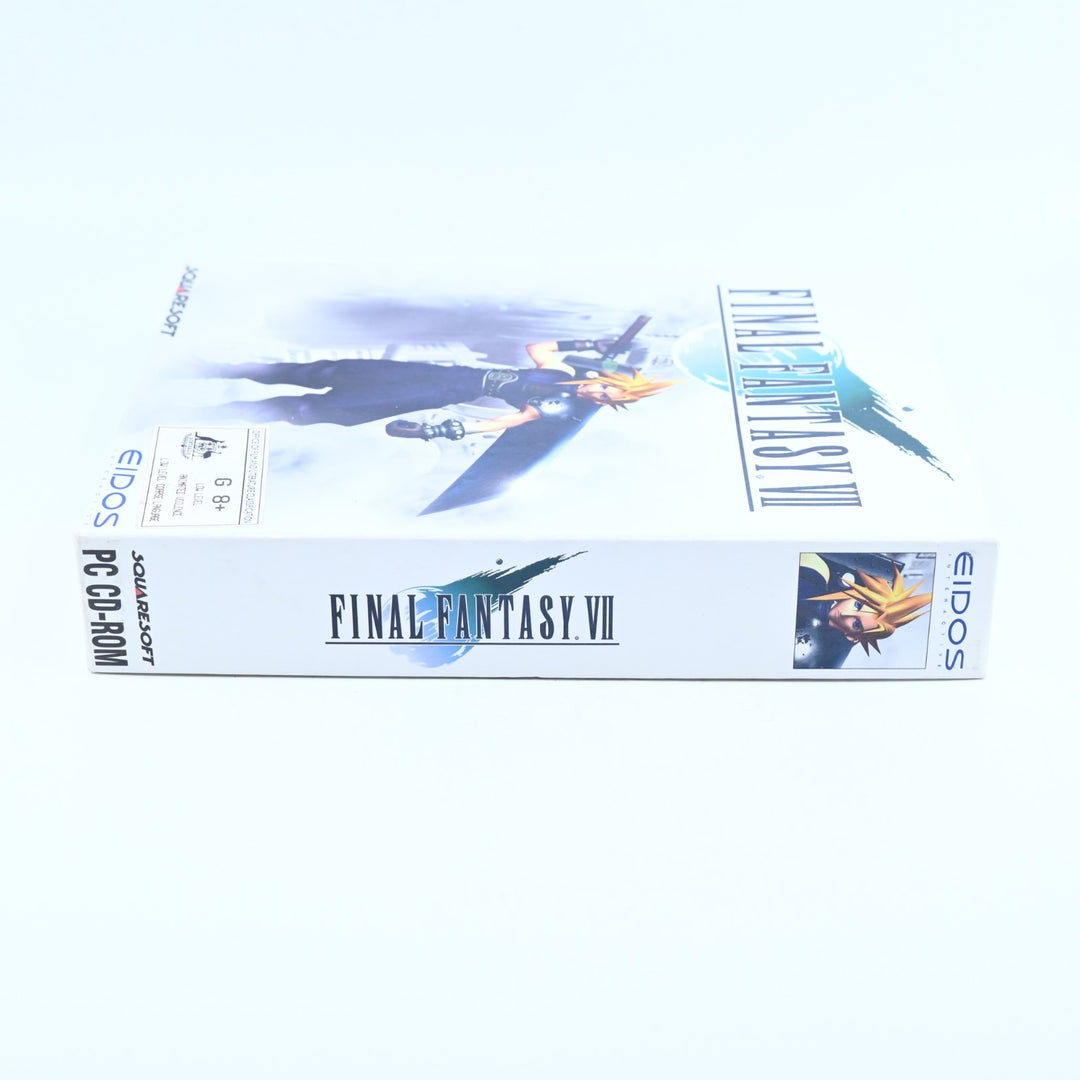 Final Fantasy VII 7 Big Box + Manual - Squaresoft - 4 Disc PC Game