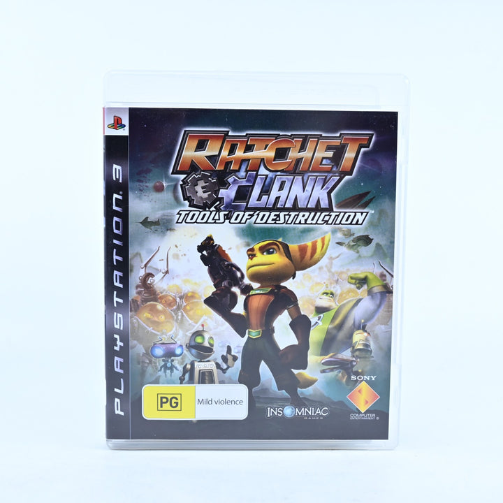Ratchet & Clank: Tools of Destruction - Sony Playstation 3 / PS3 Game + Manual
