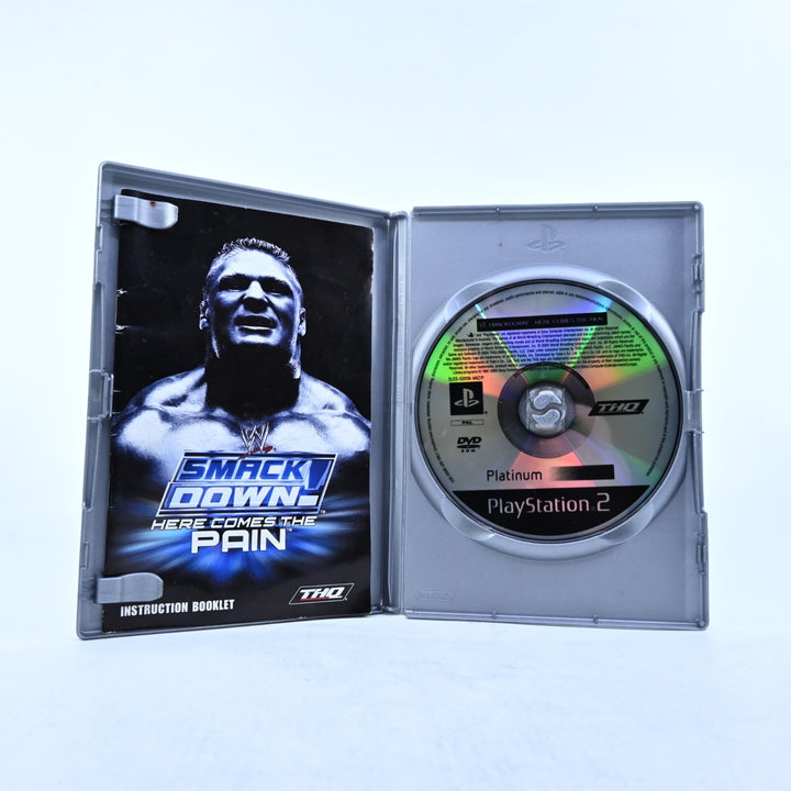 WWE SmackDown!: Here Comes the Pain - Sony Playstation 2 / PS2 Game + Manual