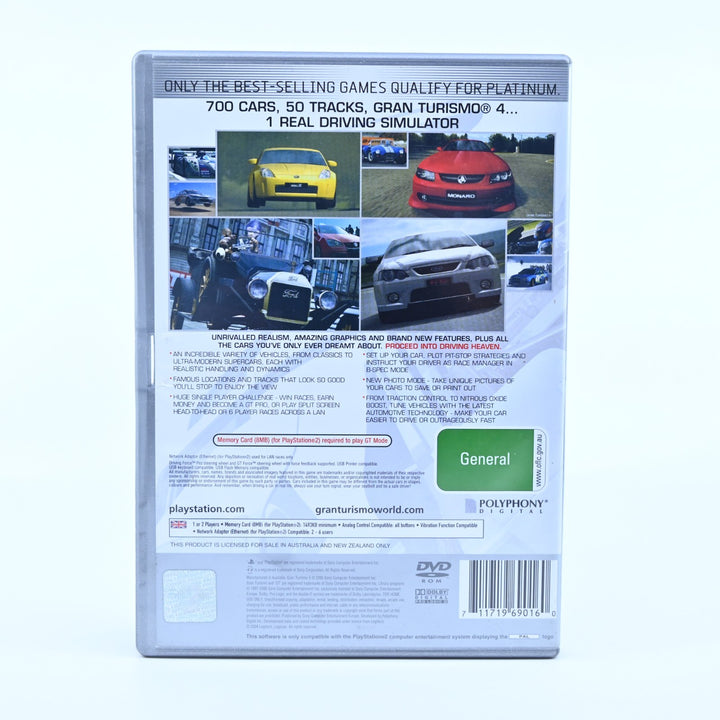 Gran Turismo 4 - Sony Playstation 2 / PS2 Game + Manual - PAL