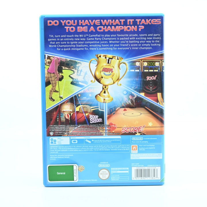 Game Party Champions - Nintendo Wii U Game - PAL - FREE POST!