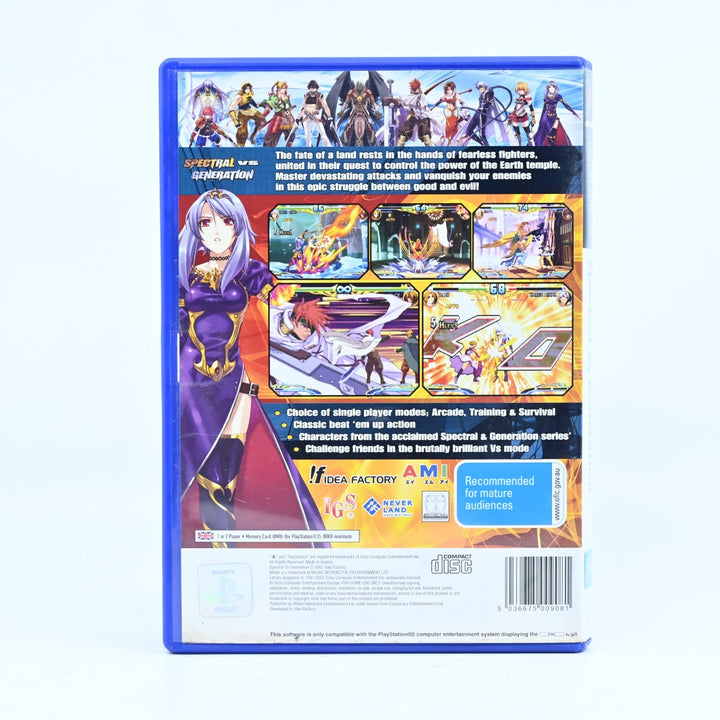 Spectral Vs Generation - No Manual - Sony Playstation 2 / PS2 Game - PAL