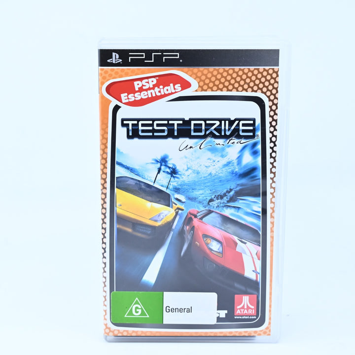 Test Drive Unlimited - Sony PSP Game + Manual - FREE POST!