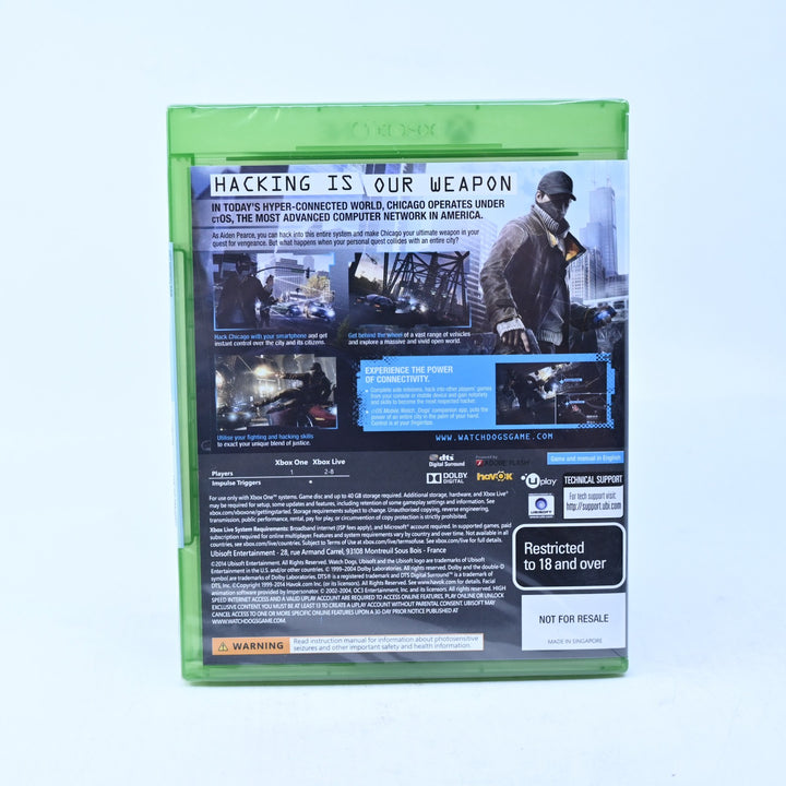 Watch Dogs - SEALED! - Xbox One Game - PAL - FREE POST!