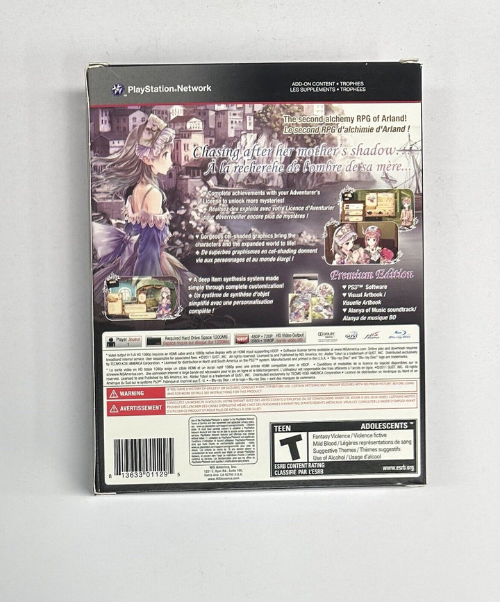 Atelier Totori The Adventurer of Arland - Sony Playstation 3 / PS3 Game Big Box!