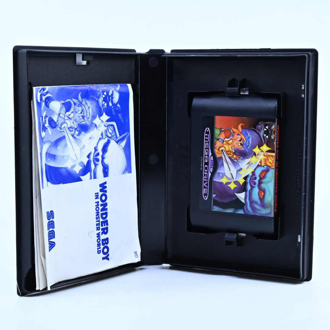 Wonder Boy in Monster World - Sega Mega Drive Game + Manual - PAL - FREE POST!