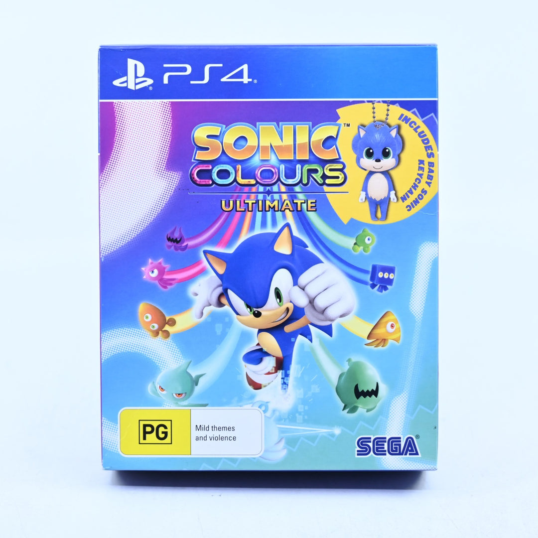 Sonic Colours Ultimate - Sony Playstation 4 / PS4 Game + Keyring - MINT DISC!