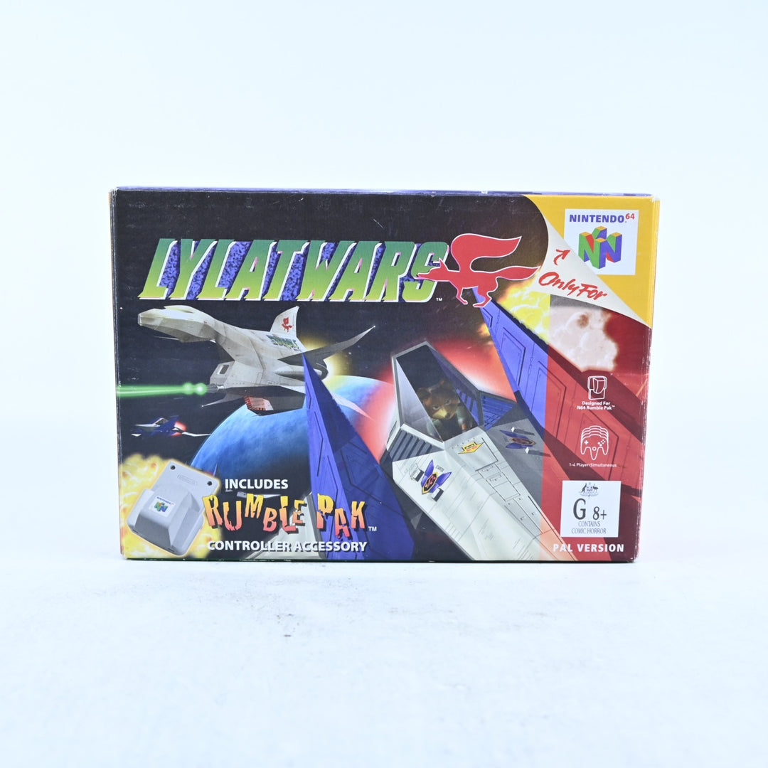 Lylat Wars - N64 / Nintendo 64 Boxed Game + Rumble Pak - PAL - FREE POST!