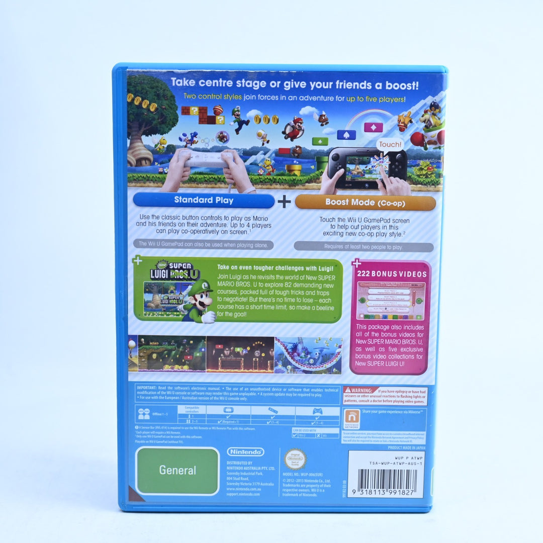 New Super Mario Bros. U + New Super Luigi U - Nintendo Wii U Game - PAL
