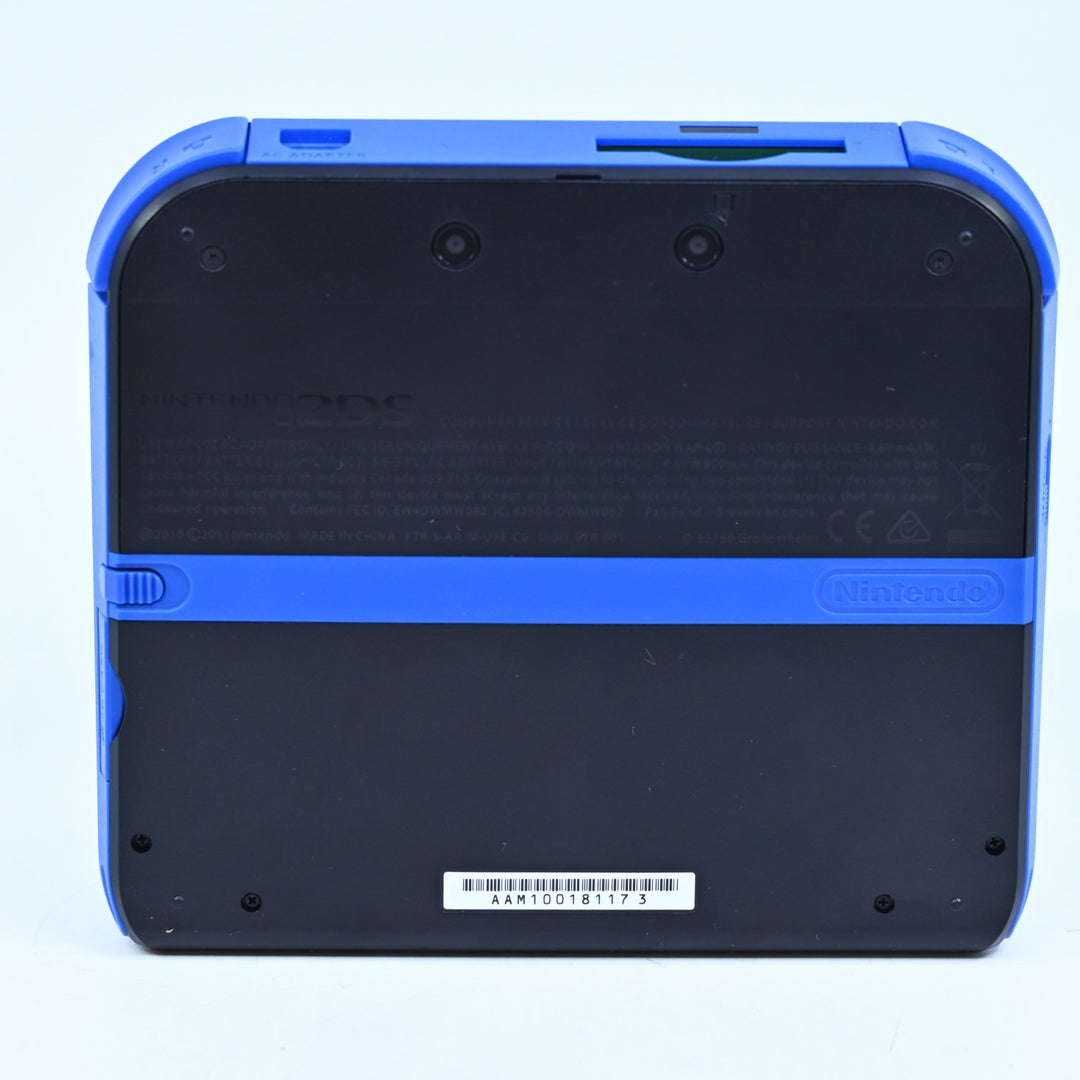 FTR-001 - Blue / Black + Case - Nintendo 2DS Console - PAL - FREE POST!