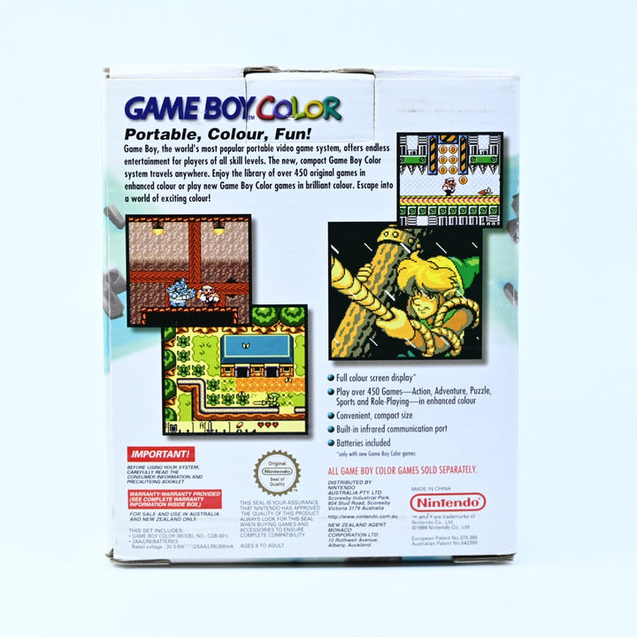 Teal Nintendo Gameboy Color Boxed Console - AUS PAL - FREE POST!