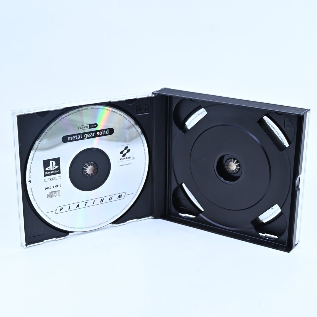 Metal Gear Solid - Sony Playstation 1 / PS1 Game - No Manual - PAL - MINT DISC!
