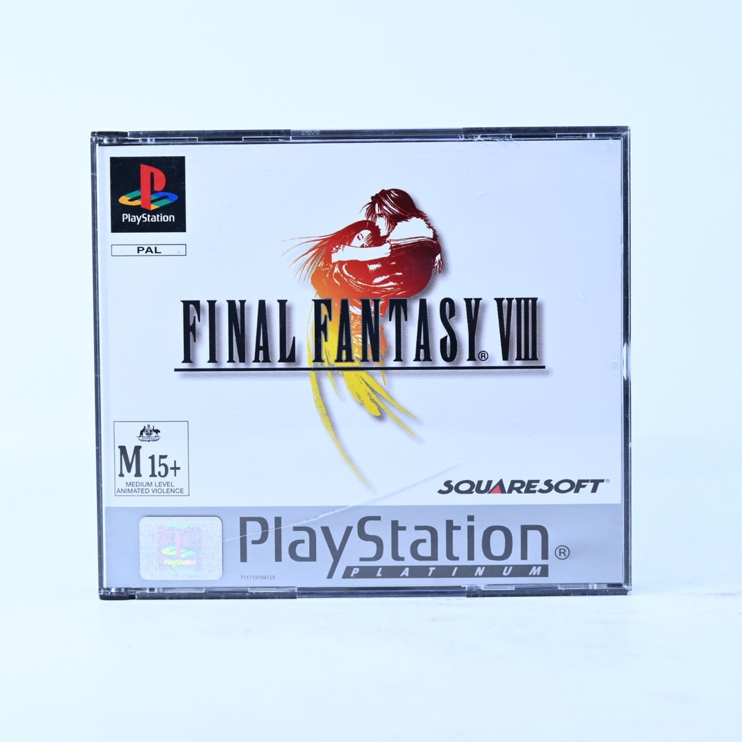 Final Fantasy VIII - Sony Playstation 1 / PS1 Game + Manual - PAL - MINT DISC!
