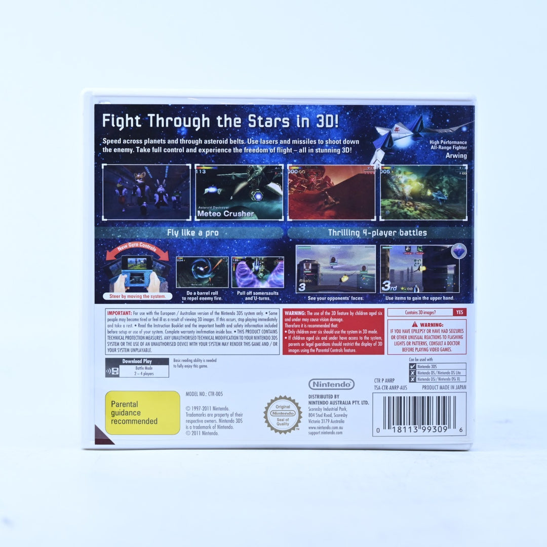 Star Fox 64 3D - Nintendo 3DS Game - PAL + Manual - FREE POST!