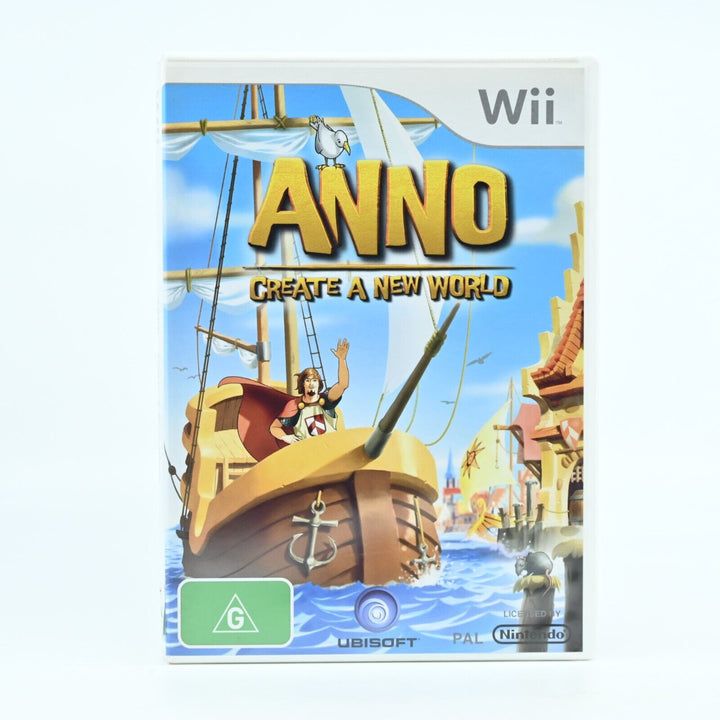 Anno: Create A New World - Nintendo Wii Game + Manual - PAL - FREE POST!