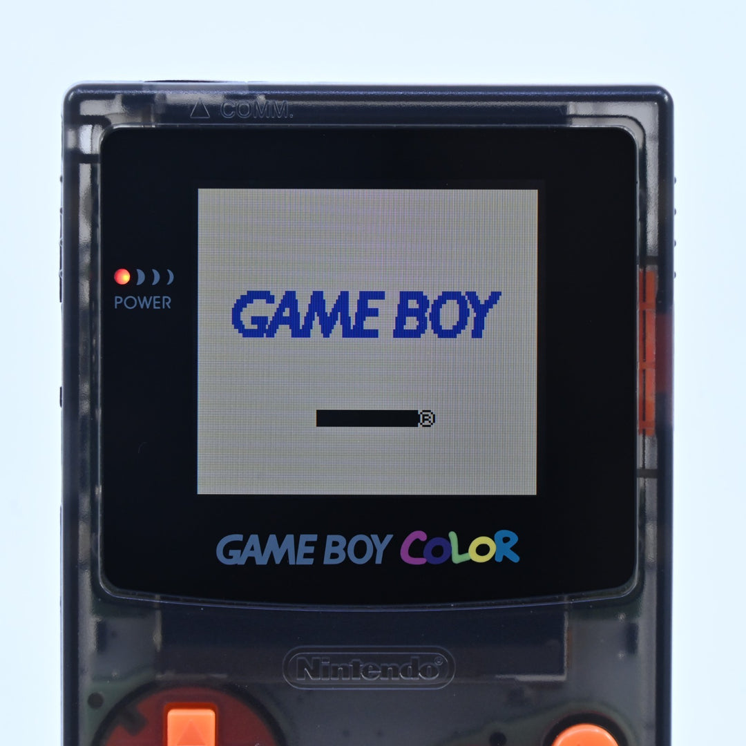 Clear Black Gameboy Color IPS - Nintendo Gameboy Color / GBC Console - CGB-001