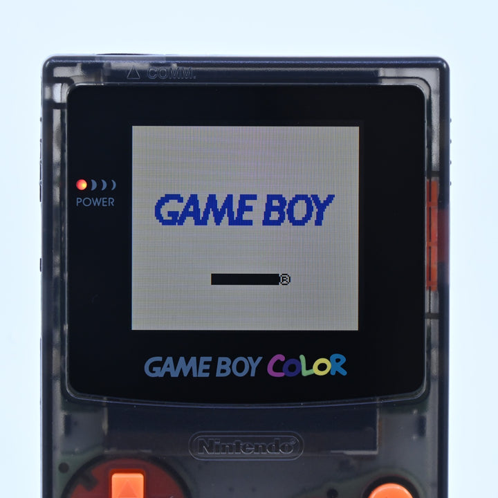 Clear Black Gameboy Color IPS - Nintendo Gameboy Color / GBC Console - CGB-001