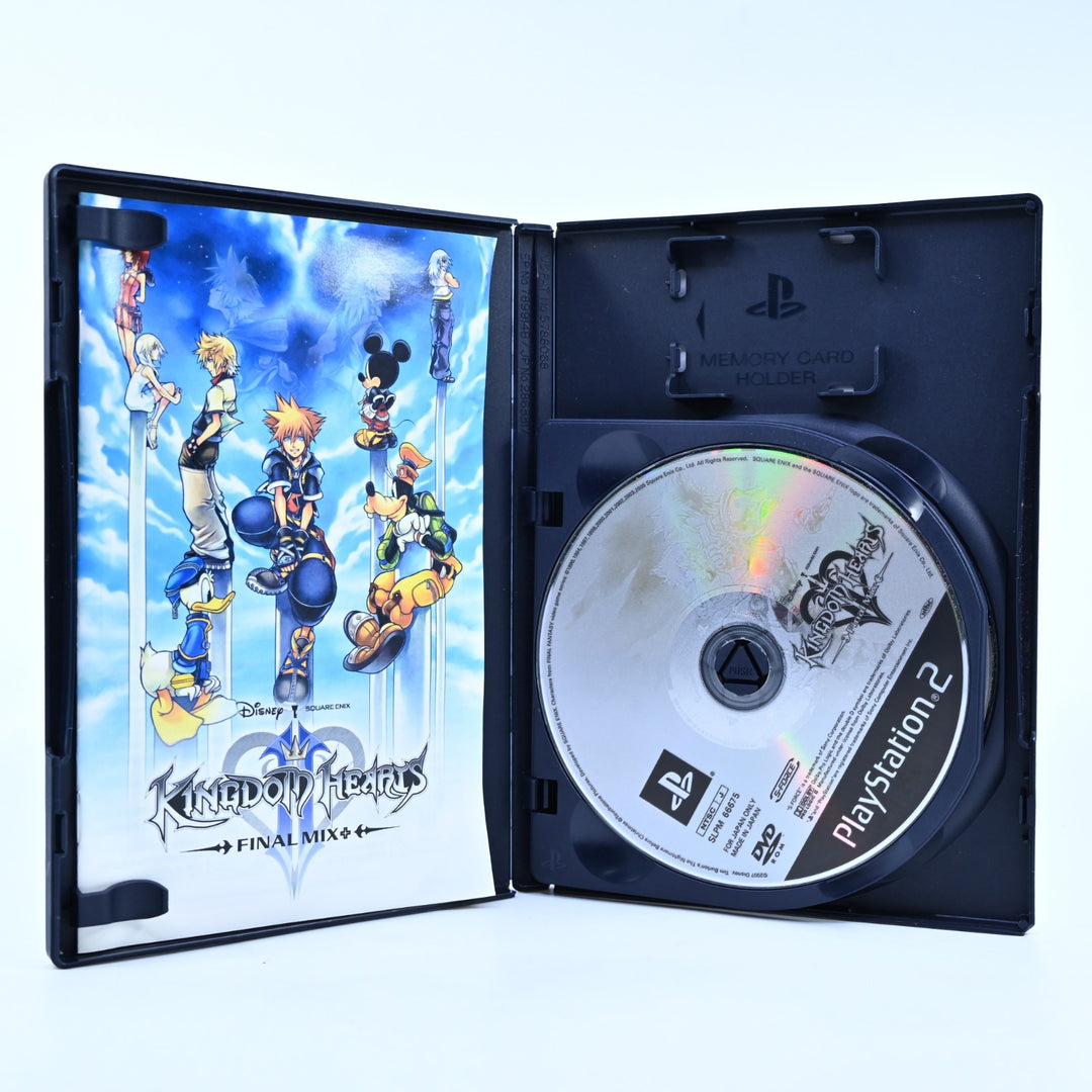 Kingdom Hearts II Final Mix + - Sony Playstation 2 / PS2 Game + Manual - NTSC-J