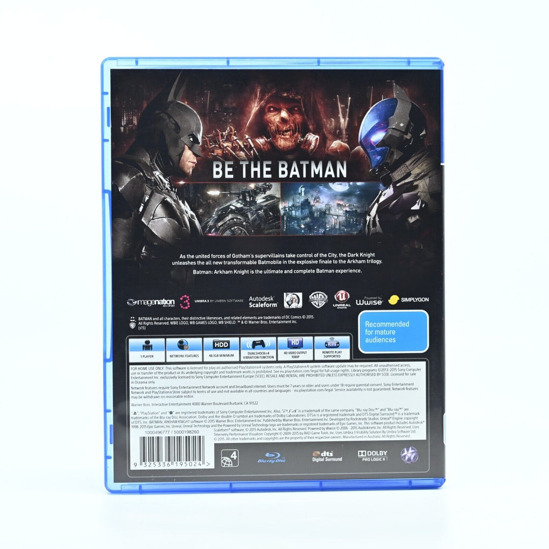 Batman: Arkham Knight - Sony Playstation 4 / PS4 Game - FREE POST!