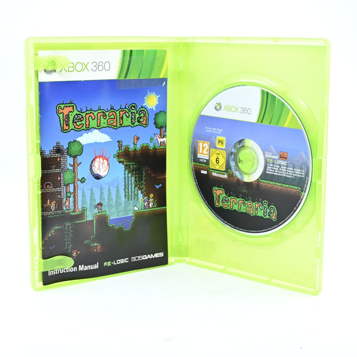 Terraria - Xbox 360 Game + Manual - PAL - MINT DISC!