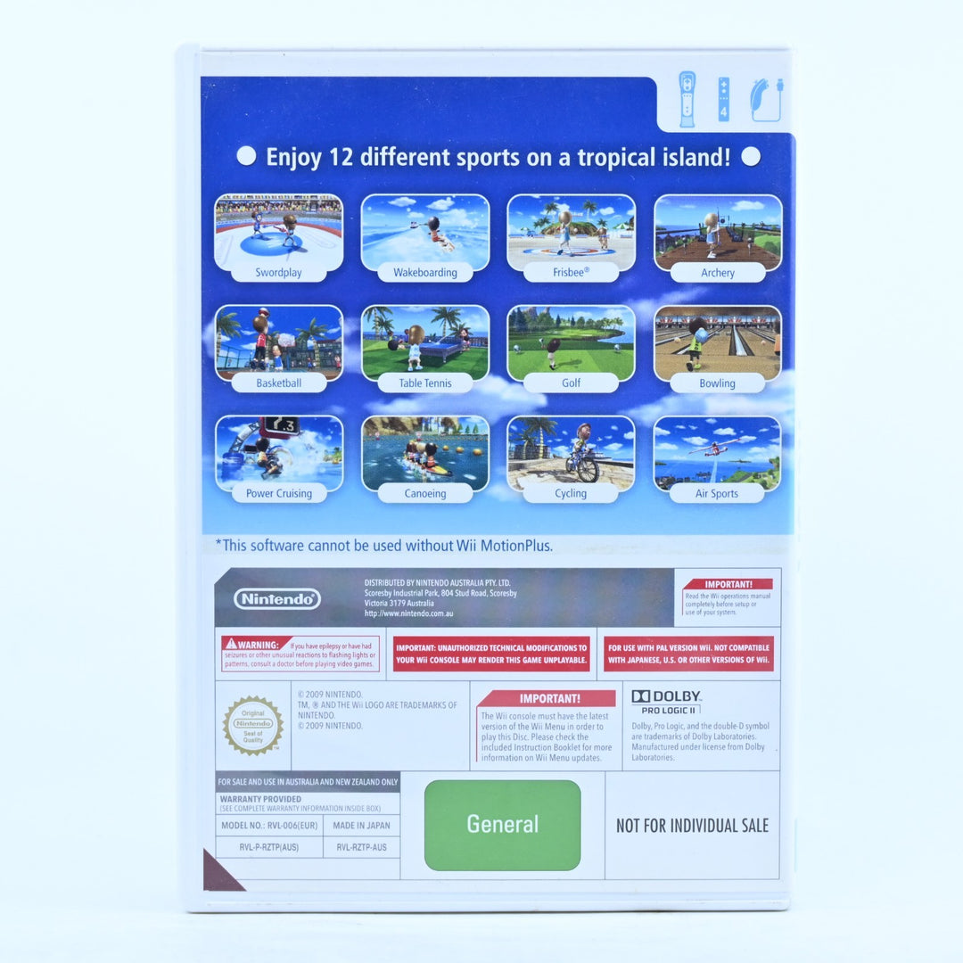 Wii Sports Resort - Nintendo Wii Game + Manual - PAL - MINT DISC!