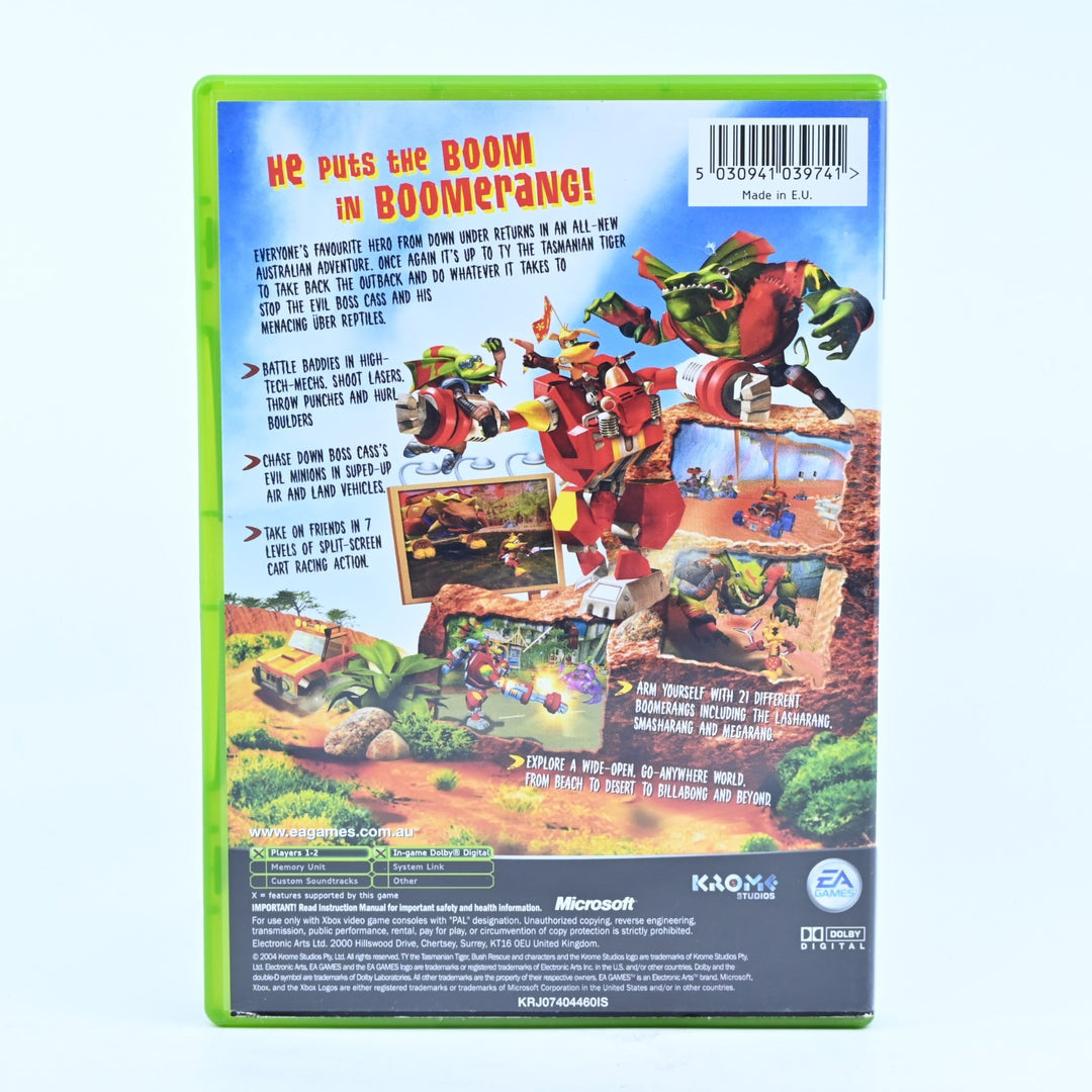 Ty the Tasmanian Tiger 2 Bush Rescue - Original Xbox Game + Manual - PAL