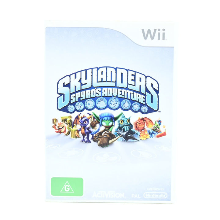 Skylanders Spyros Adventure - Nintendo Wii Game + Manual - PAL - MINT DISC!