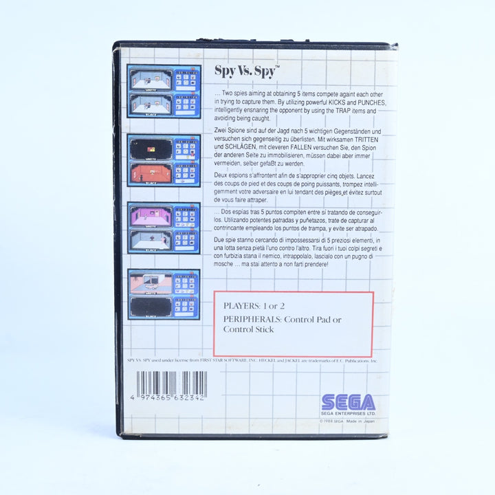 Spy vs Spy - Sega Master System Game + Manual - PAL - FREE POST!