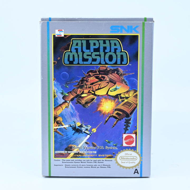 Alpha Mission - Nintendo Entertainment System/ NES Boxed Game - PAL - No Manual