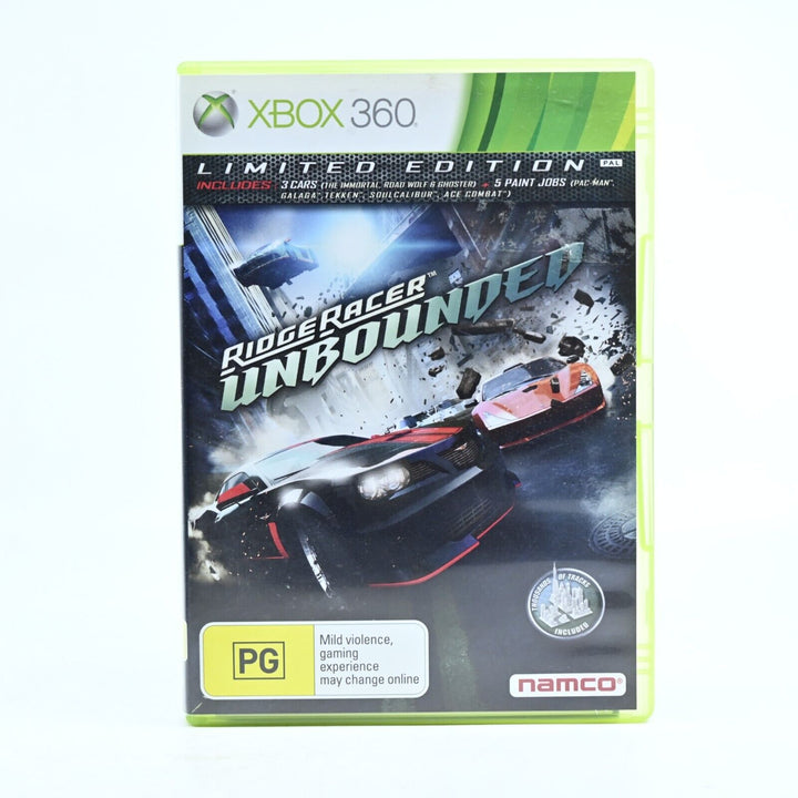 Ridge Racer: Unbounded - Limited Edition - Xbox 360 Game + Manual - PAL