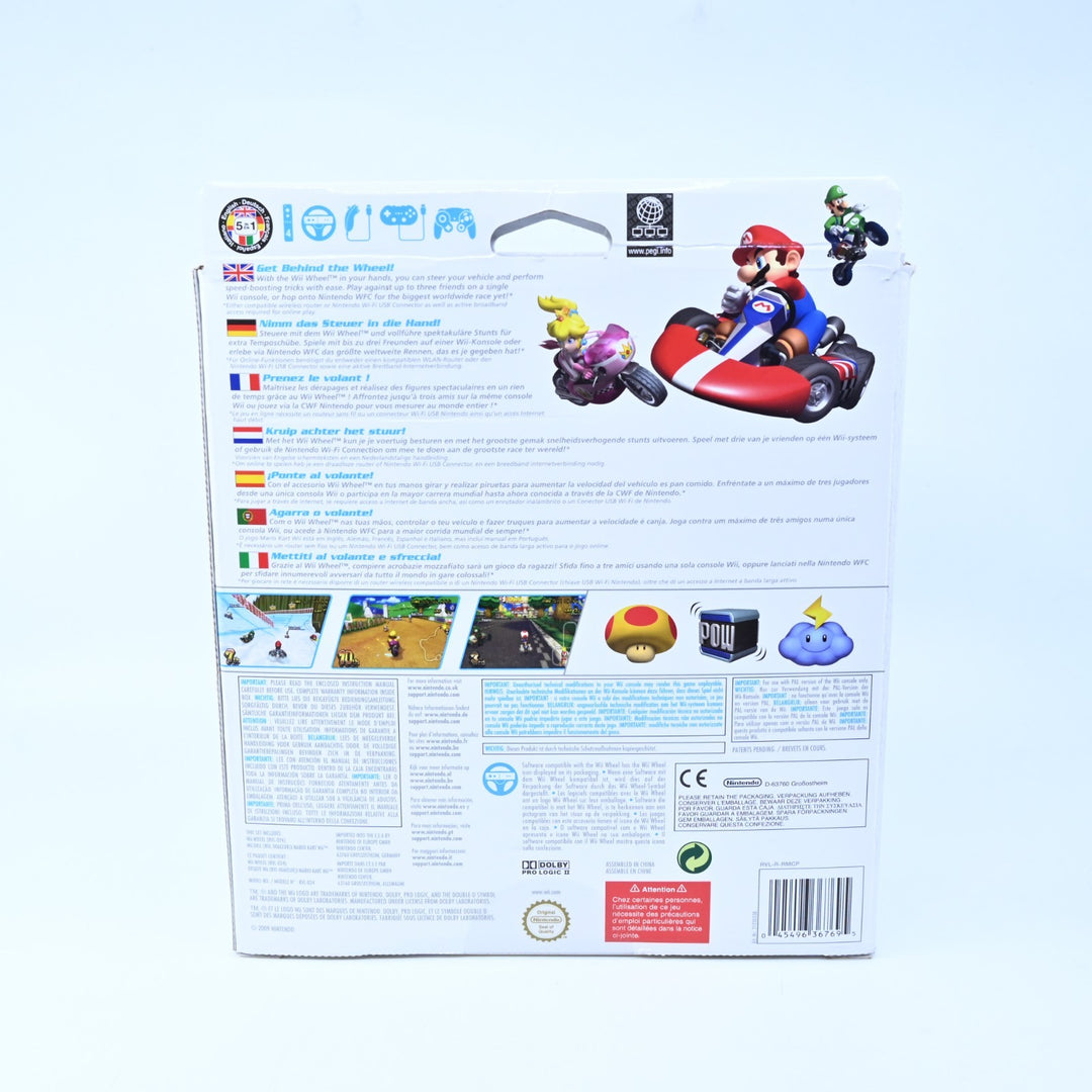 Mario Kart Wii Boxed + Wheel - Nintendo Wii Game + Manual - PAL - MINT DISC!
