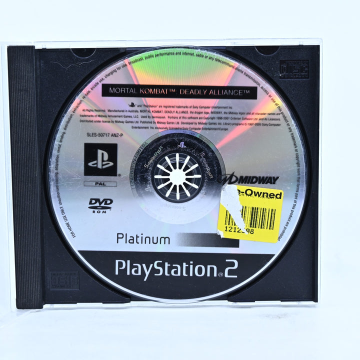 Mortal Kombat Deadly Alliance - PS2 Game - Disc Only - PAL - MINT DISC!