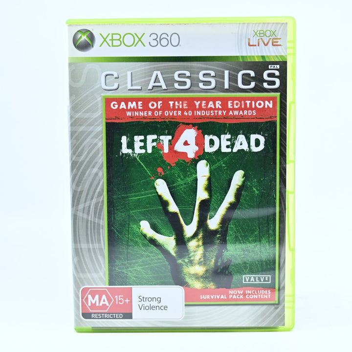 Left 4 Dead - Xbox 360 Game + Manual - PAL - MINT DISC!