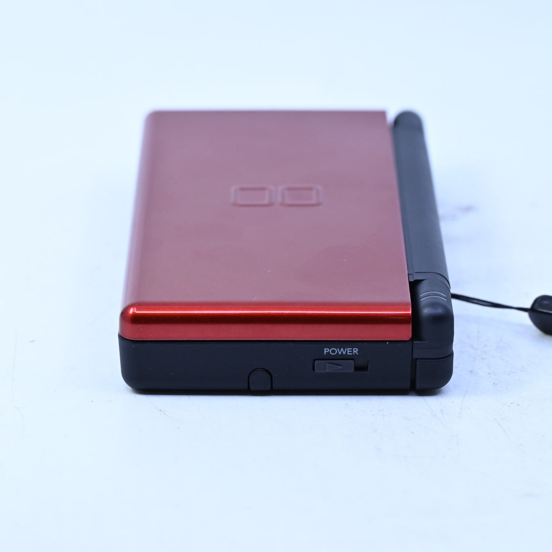 Black &amp; Crimson Red - Nintendo DS Lite Console - USG-001 - FREE POST!