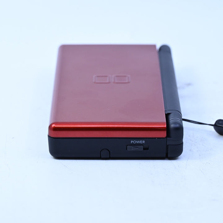 Black &amp; Crimson Red - Nintendo DS Lite Console - USG-001 - FREE POST!