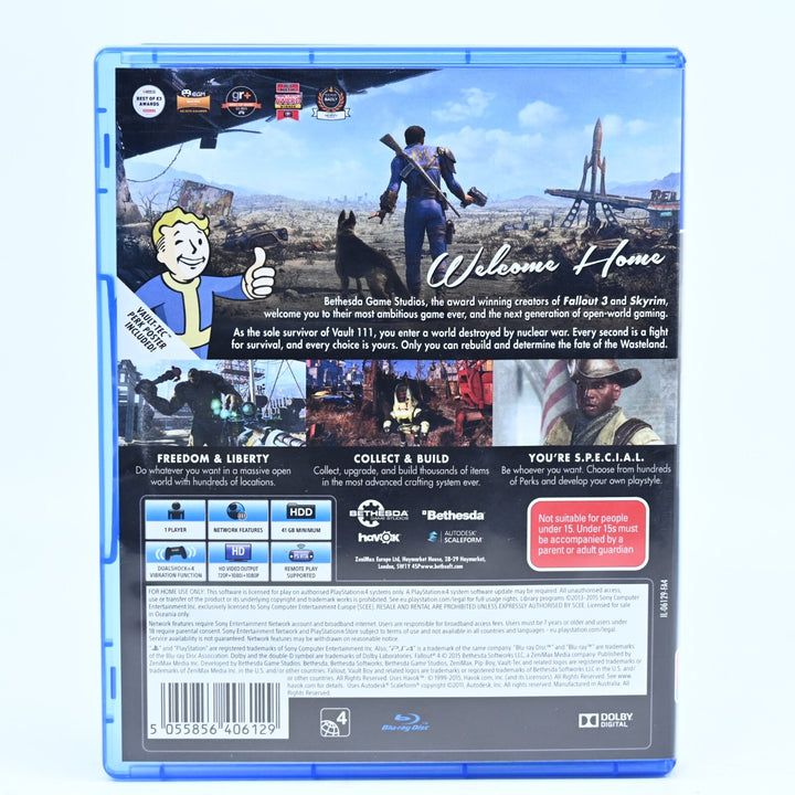 Fallout 4 - Sony Playstation 4 / PS4 Game + Manual + Poster - FREE POST!
