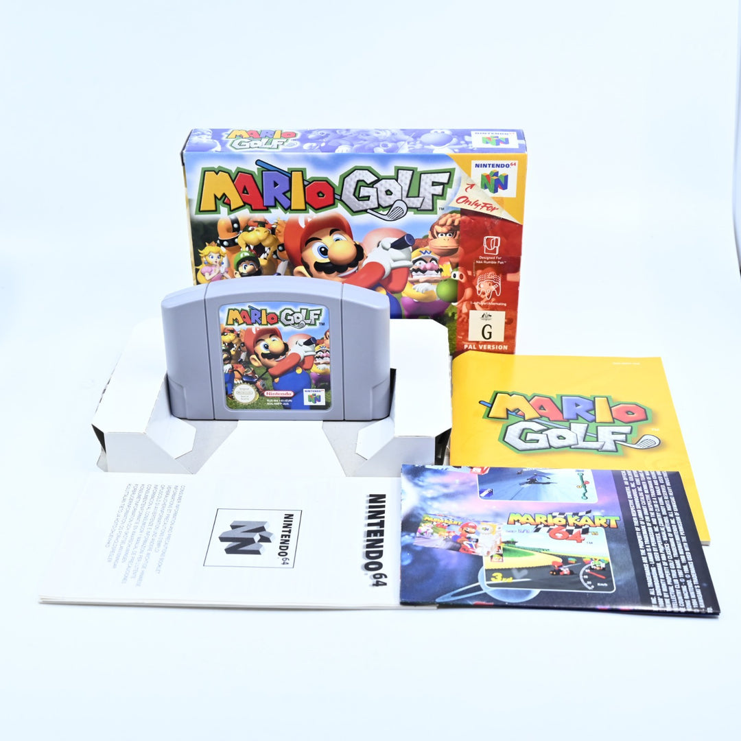 Mario Golf - N64 / Nintendo 64 Boxed Game - PAL - FREE POST!
