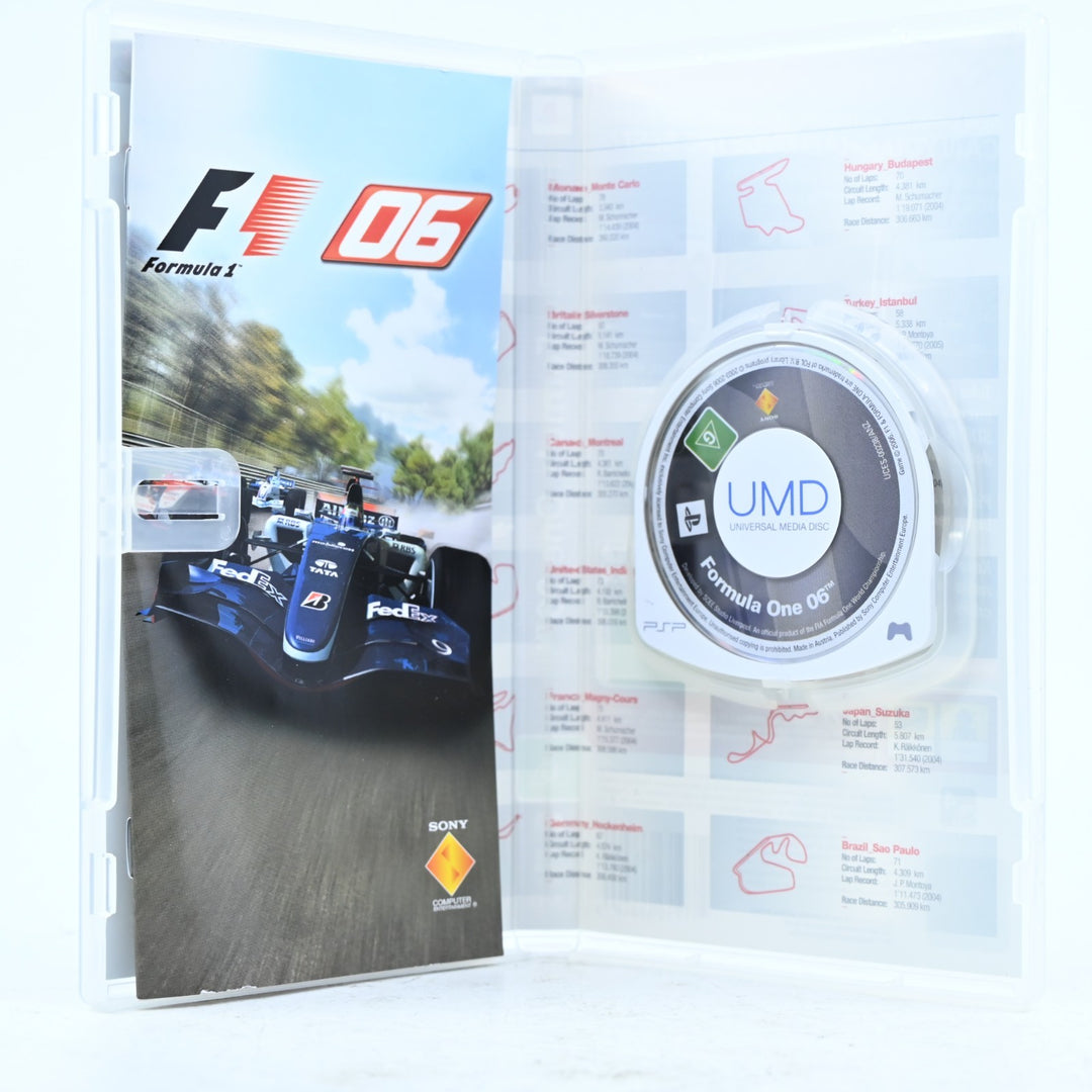 F1 Formula One 06 - Sony PSP Game + Manual - FREE POST!
