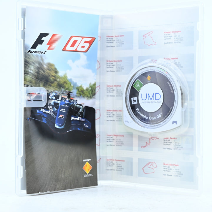 F1 Formula One 06 - Sony PSP Game + Manual - FREE POST!