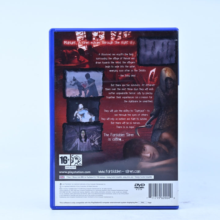 Forbidden Siren - Sony Playstation 2 / PS2 Game + Manual - PAL