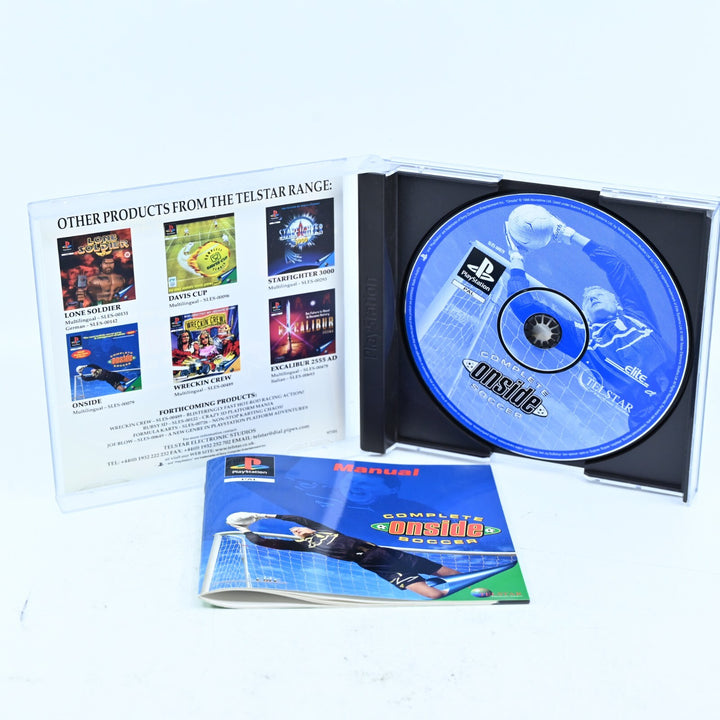 Onside - Sony Playstation 1 / PS1 Game + Manual - PAL - MINT DISC!