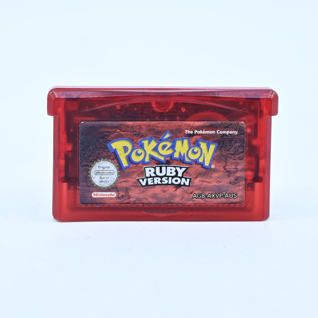 Pokemon Ruby Version - GBA Game - AUS PAL - NEW BATTERY!