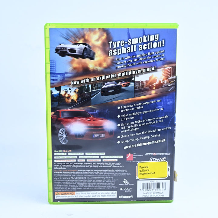 Crash Time 4: The Syndicate - Xbox 360 Game + Manual - PAL - MINT DISC!